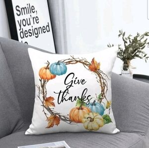 NEW! Give Thanks Cushion Cover